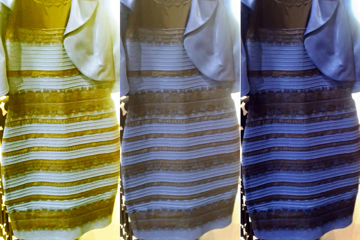 black and blue white and gold dress