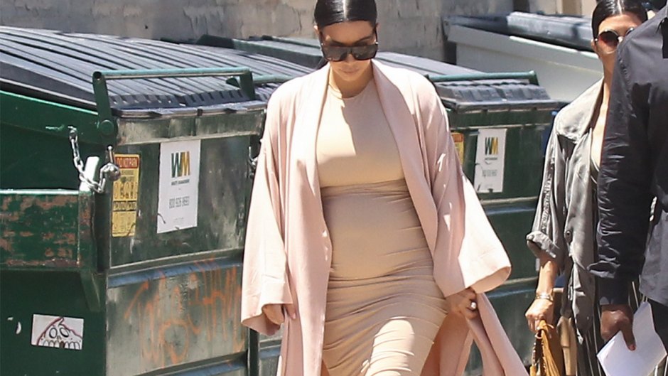 Kim kardashian baby bump pregnant