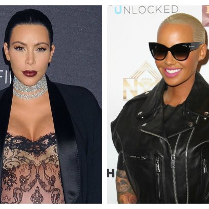 Kim kardashian amber rose feud