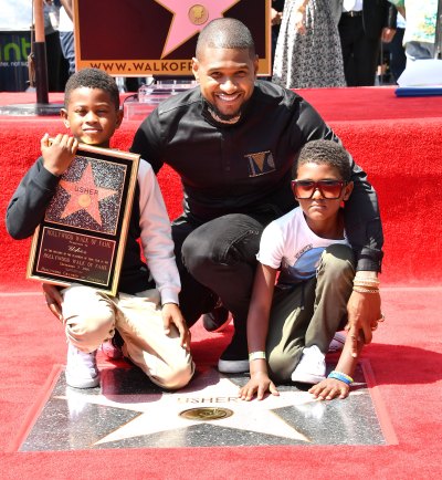 usher kids getty images