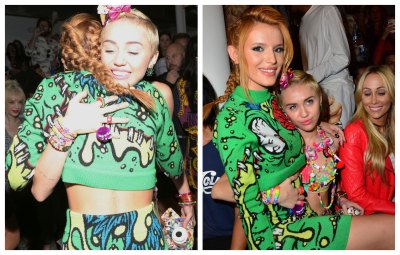 miley cyrus, bella thorne getty images