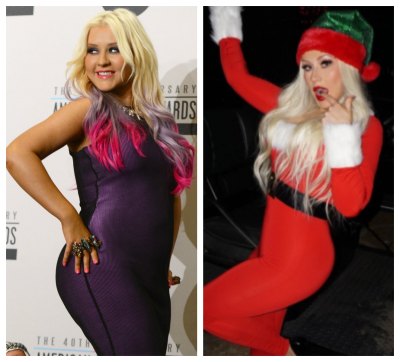 christina aguilera weight loss getty/instagram
