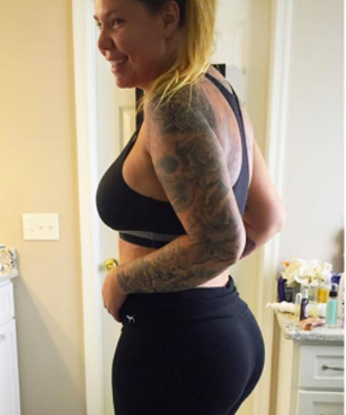 Blonde mom ass Kailyn Lowry Shows Off Weight Loss And Brazilian Butt Lift Results On Instagram