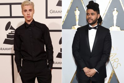 justin bieber x the weeknd getty images