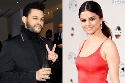 selena gomez the weeknd getty images