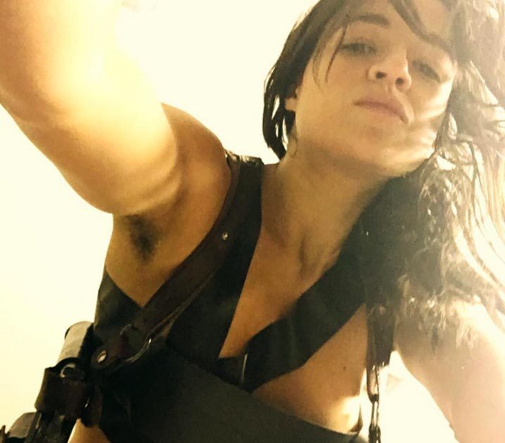 Michelle Rodriguez Flaunts Armpit Hair — Just Like These 8 Famous Ladies  With Hairy Pits! - In Touch Weekly