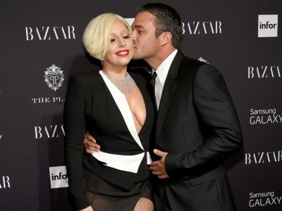 lady gaga and taylor kinney getty images