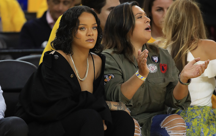 Rihanna kevin durant nba finals