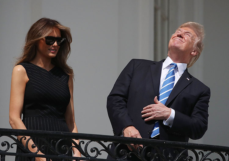 Donald trump eclipse