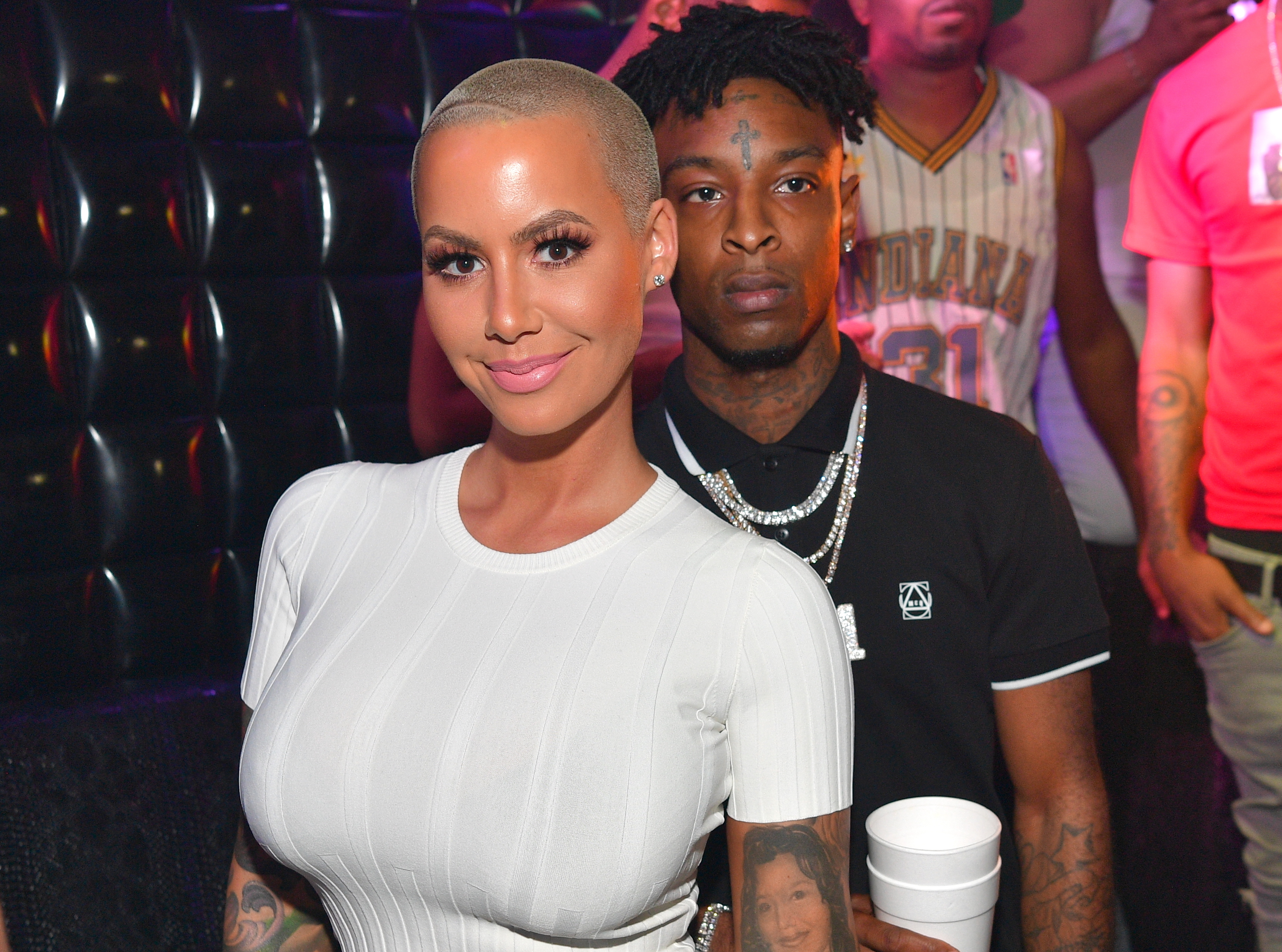 Are Amber Rose and 21 Savage Engaged? See Pic Sparking Speculation
