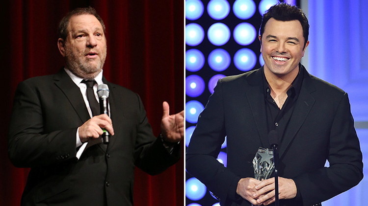 Seth Macfarlane And Harvey Weinstein See The Comedian S Comments