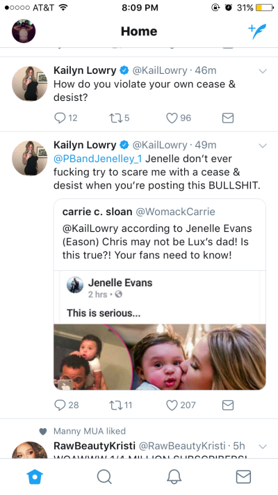 kailyn lowry jenelle evans feud - twitter