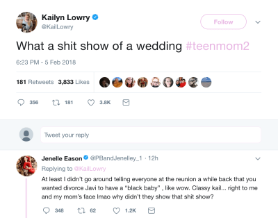 kail and jenelle twitter feud 