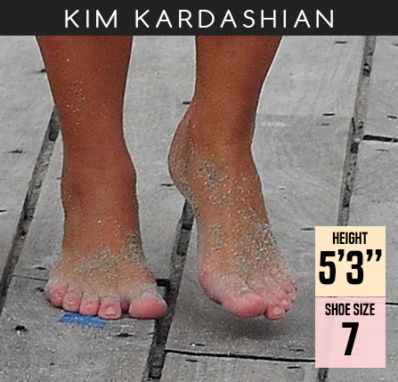 447px x 429px - Celebrity Shoe Sizes: Photos of Stars' Bare Naked Feet