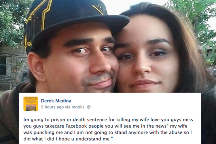 Derek medina facebook murder