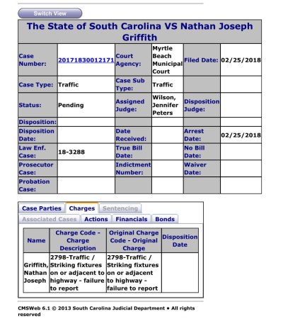 nathan griffith arrested