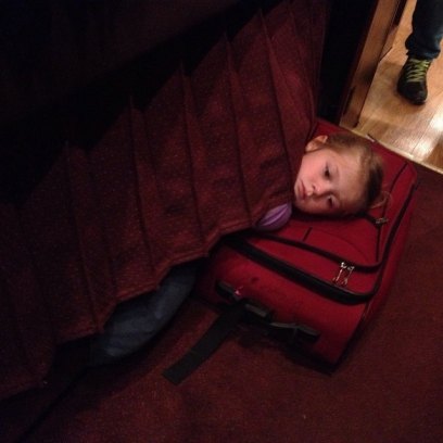 Baby duggar suitcase