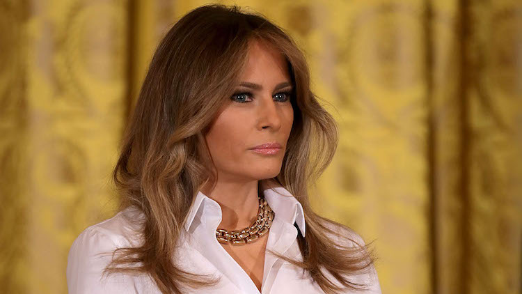 How is melania doing today