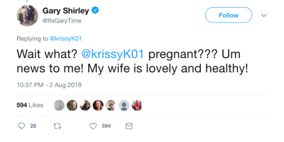 kristina shirley pregnancy rumors