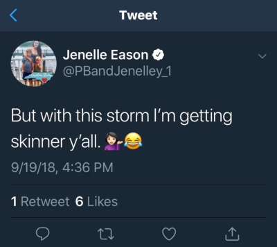 jenelle evans twitter hurricane florence