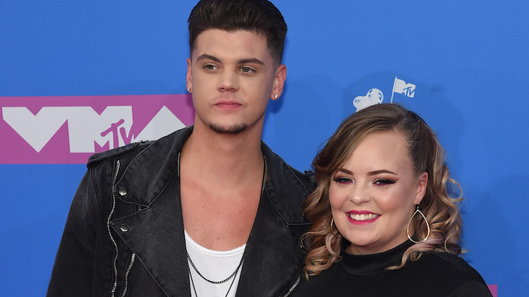 Catelynn Lowell and Tyler Baltierra on the VMAs red carpet