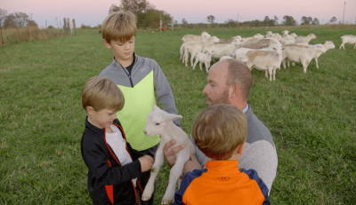 'sweet home sextuplets' star eric waldrop's sheep farm