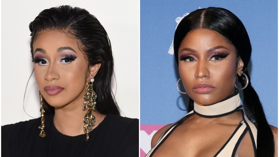Photos Of Cardi B And Nicki Minaj Side By Side