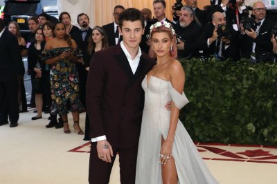 Shawn Mendes and Hailey Baldwin at the Met Gala 2018 together
