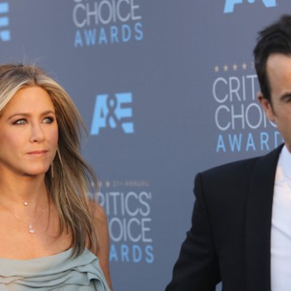 Jennifer Aniston and Justin Theroux at an event