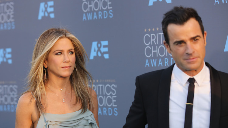 Jennifer Aniston and Justin Theroux at an event