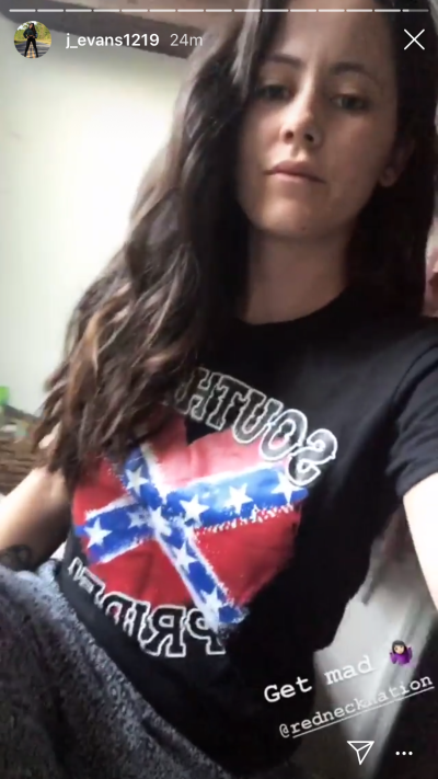 Jenelle Evans Confederate Flag