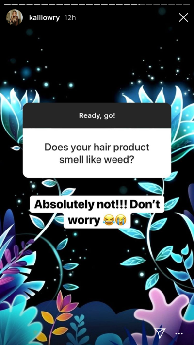 Kailyn Lowry weed haircare
