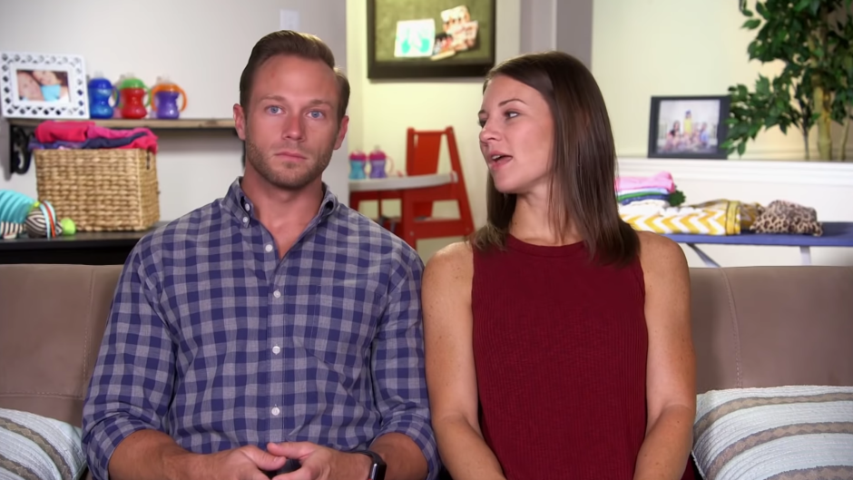 Danielle Talking While Looking At Adam Busby On 'OutDaughtered'