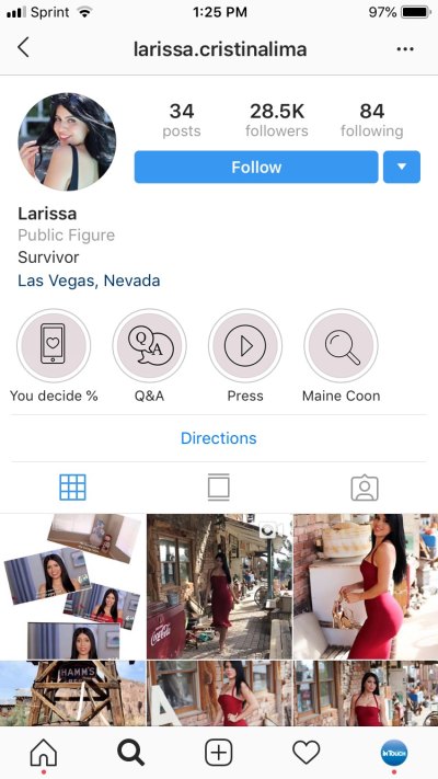 larissa 90 day fiance instagram bio