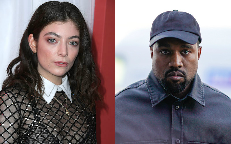 Lorde and Kanye West side by side