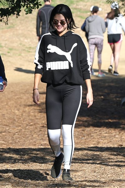 Selena Gomez goes hiking