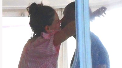 atie Holmes and boyfriend Jamie Foxx kiss while spending New Year's weekend together on a private yacht in Miami seo: Katie Holmes and Jamie Foxx Kiss On Yacht In Miami