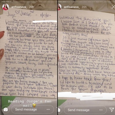 ‘90 Day Fiancé’ Star Anfisa Shows Off Love Letter A TLC Viewer Sent Jorge In Prison