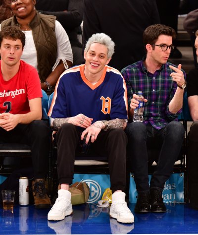 Pete Davidson at the New York Knicks Game in NYC