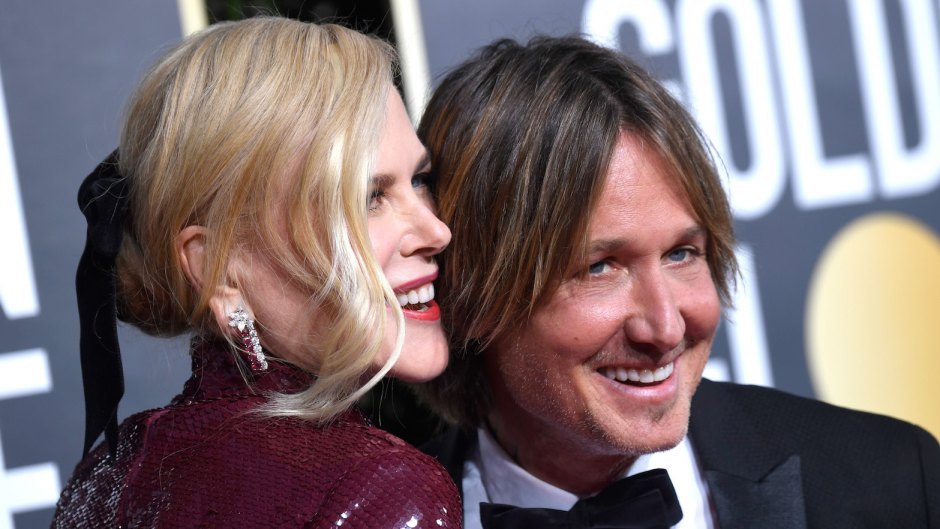 Nicole Kidman with Keith Urban at the Golden Globes
