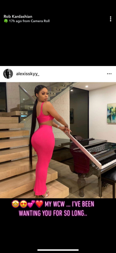 Alexis Skyy wearing a pink outfit