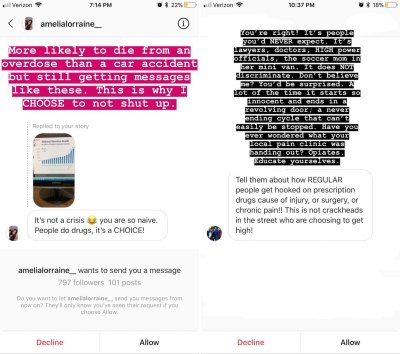 Mackenzie Edwards Replies To Instagram Messages