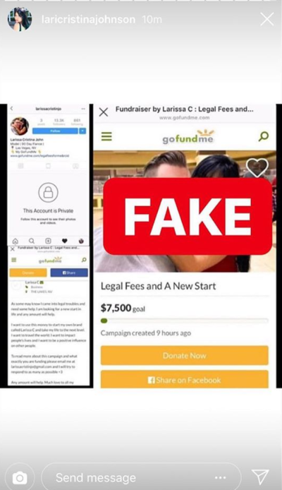 '90 Day Fiance' Star Larissa Slams Fake GoFundMe Page Requesting Money For 'Legal Fees And A New Start'