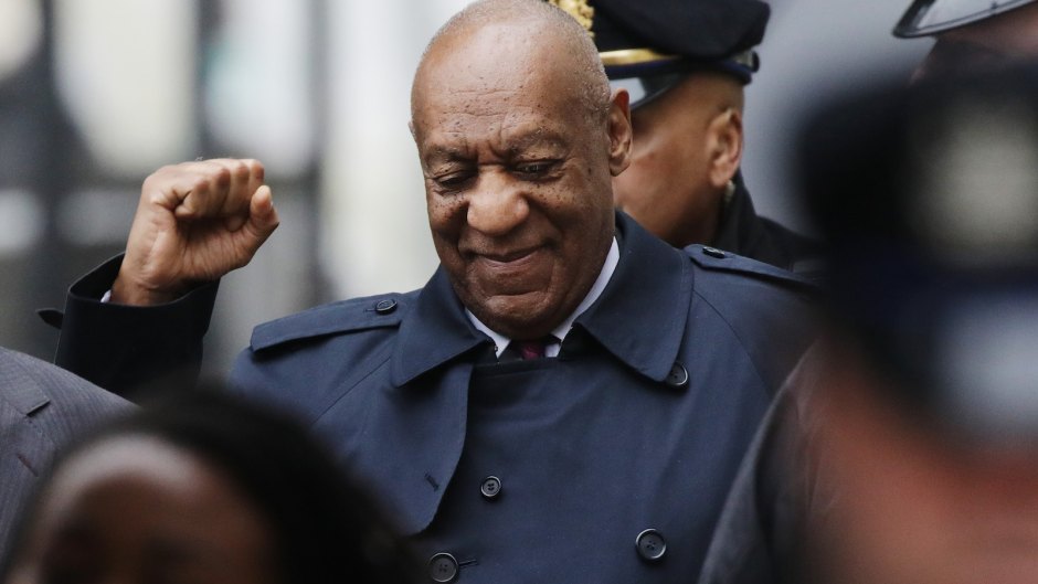 Bill Cosby Raises Fist Outside of His Trial
