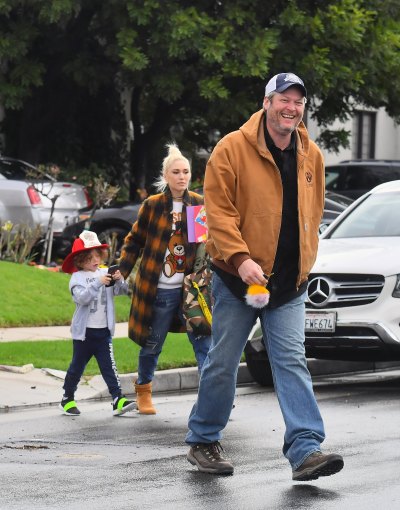 Blake Shelton and Gwen Stefani spotted spending time with her family