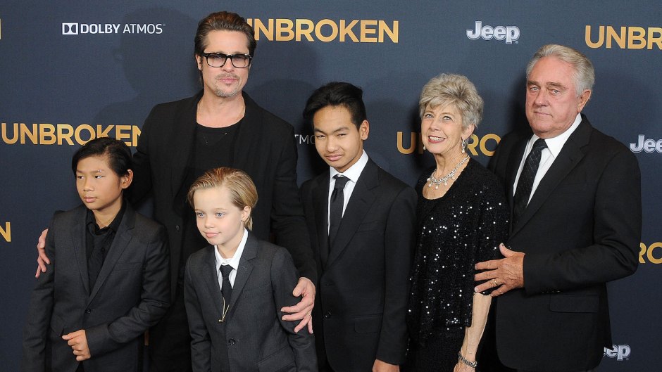 Brad Pitt kids Unbroken premiere