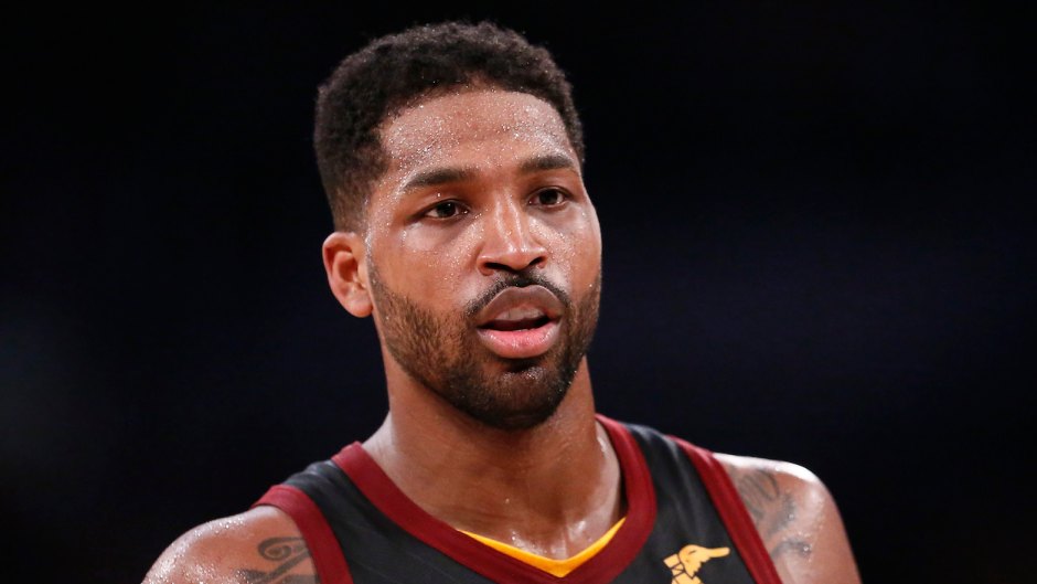 Tristan Thompson playing in a basketball game