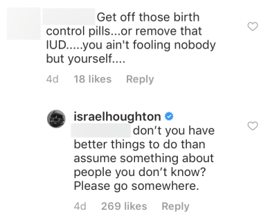 Israel Houghton Claps Back At Hater On Instagram