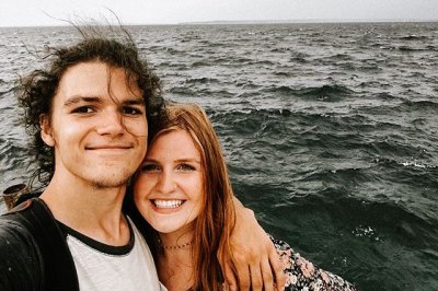 Jacob Roloff and Isabel Rock Take Selfie At Ocean