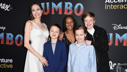 Angelina Jolie and Her Kids All Smiles While Hitting the Red Carpet for Dumbo Premiere